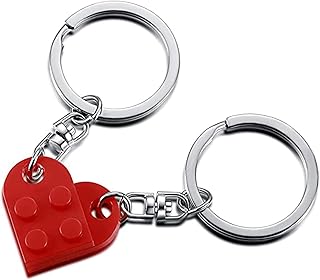 Porte-clés en brique castoyve pour les couples et l'amitié - ensemble de porte-clés
