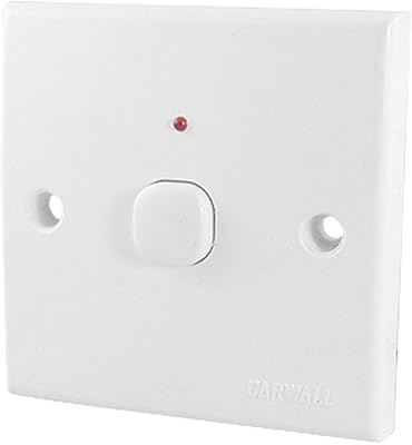 Qtqgoitem lampe à économie d'énergie avec interrupteur mural à décalage temporisé blanc