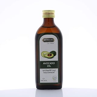 Huile d'avocat pure hemani 150 ml pour des cheveux sains et une peau