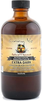 Huile de ricin noire jamaïcaine sunny isle extra foncée 118 ml