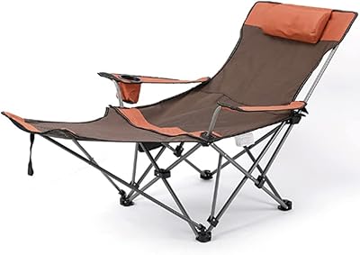 Chaises de camping pliantes portables, chaise longue de plage entièrement rembourrée, chaise d'extérieur réglable avec oreiller de tête, chaise de pelouse pour le camping, la pêche, le jardin, les voyages (longue). Diaytar Sénégal : Des milliers de produits à portée de clic, livrés chez vous