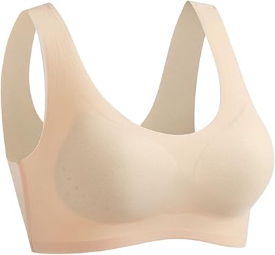 Robe sissy avec soutien-gorge sans couture pour femme, maille sans couture