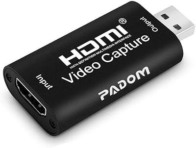 Carte de capture badum hdmi usb 2.0 adaptateur audio vidéo hd