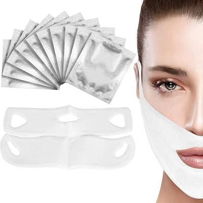 Makingtec v line mask, 10pcs masque pour le cou soins du visage contour