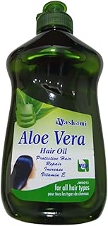 Huile capillaire washami à l'extrait d'aloe vera, 250 ml