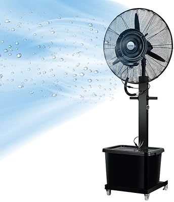 Ventilateur à brouillard industriel sunrise de 30 pouces ventilateur d'eau robuste
