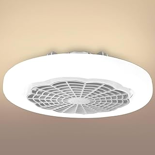 Ventilateur de plafond fauno net mate avec télécommande, ventilateur de plafond fermé 10