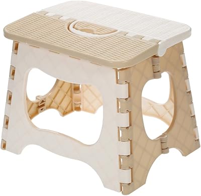 Petit tabouret pliant en plastique pour enfants et usage domestique