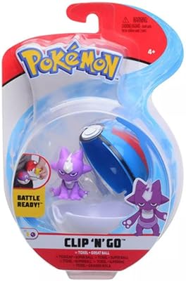 Ensemble de poke ball pokémon clip & go, multicolore, pkw0154
