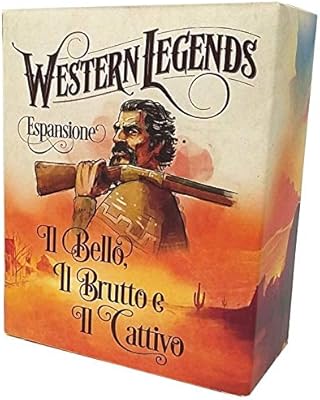 Jeu de société en italien de macedizione western legends extension 1 le bon