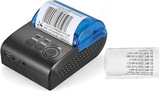 Mini-imprimante thermique portable usb sans fil alissa 58 mm pour reçus, factures, billets