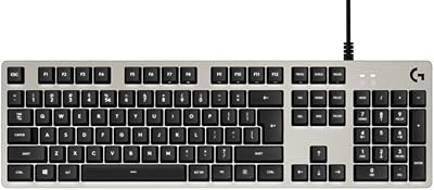 Clavier de jeu logitech g413 avec lumière, argent