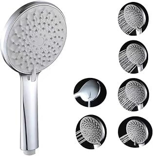 Pomme de douche à main haute pression m&j avec 6 réglages