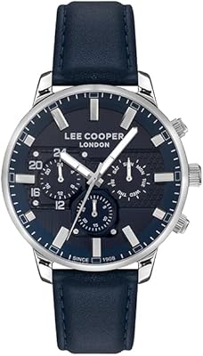 Montre multifonction à cadran bleu pour homme - lc07474.399, bleu