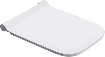 Abattant de wc dorovin à fermeture douce - design carré ultra fin