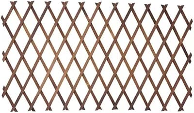 Lingwei clôture en osier extensible en bois portable pour la décoration extérieure