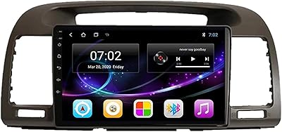 Autoradio android pour toyota camry 2001-2006 navigation gps unité principale à écran tactile
