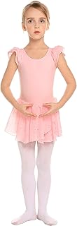Javioset justaucorps de ballet pour filles, vêtements de danse pour tout-petits, jupe à