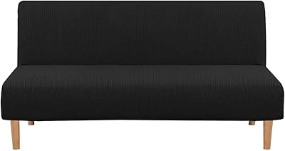 Housse de canapé sans accoudoirs mofish, housse de futon extensible en élasthanne, protection
