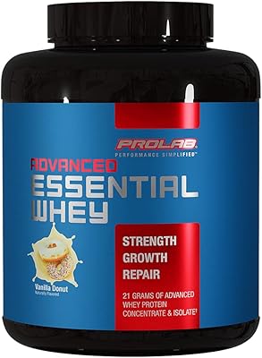 Prolab advanced essential whey mélange de concentré de lactosérum de qualité supérieure