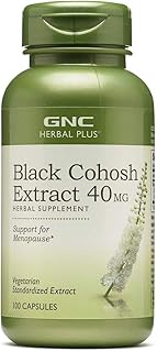 Extrait d'actée à grappes noires gnc herbal plus, 40 mg, 100 gélules
