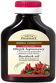 Huile de racine naturelle velcro de the green pharmacy au poivron rouge
