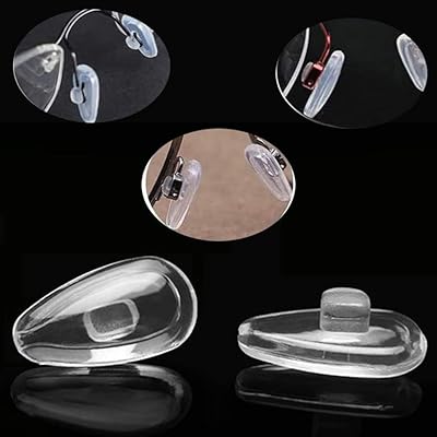 Plaquettes de nez à pression d'air pour lunettes 14 mm 5 paires