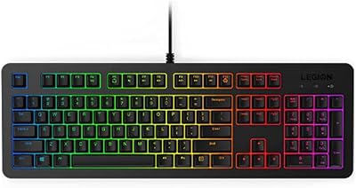 Clavier de jeu lenovo legion k300 avec fonction rvb, port usb, arabe