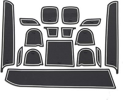 16 pièces tapis de porte intérieur/tapis de tasse antidérapants pour suzuki swift sport
