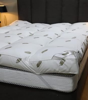 Surmatelas extra épais 12 cm surmatelas en peluche couvre-lit de remplacement