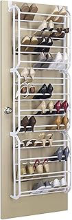 Étagère à chaussures sur porte, étagère de rangement pour chaussures antidérapante, pliable, peu