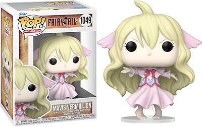 Figurine funko pop : fairy tail - mavis vermillion, multicolore, 3,75 pouces