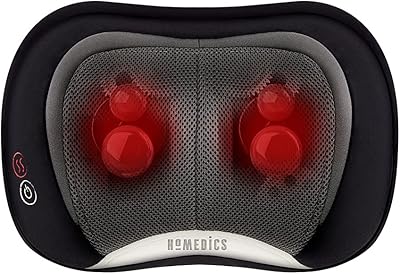 Masseur shiatsu complet du corps 3d homedics avec vibrations thérapeutiques chaleur apaisante