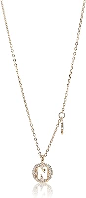 Collier pendentif sweet rose parsemé de pierres de zircone cubiques bleues