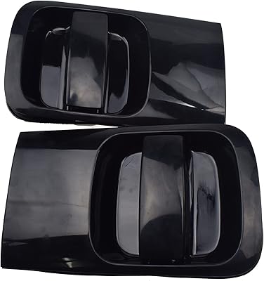 IGANG AUTO UNE PAIRE DE POIGNÉES DE PORTE EXTÉRIEURES GAUCHE ET DROITE