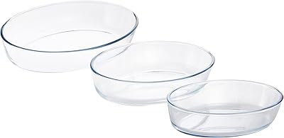 Plaque de cuisson ovale en verre royalford brs 3 pièces (1,6+2,4+3l)