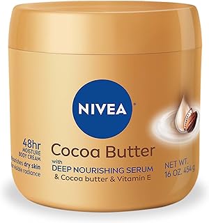 Crème pour le corps au beurre de cacao nivea - hydratation 48 heures