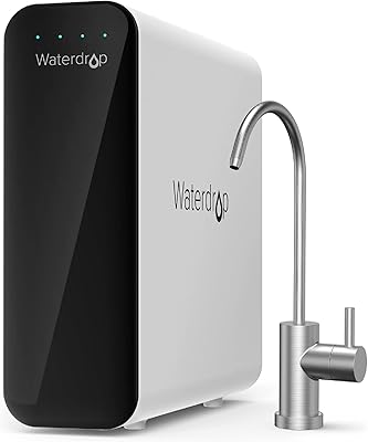 Système de filtre à eau sous l'évier, haute capacité en 3 étapes