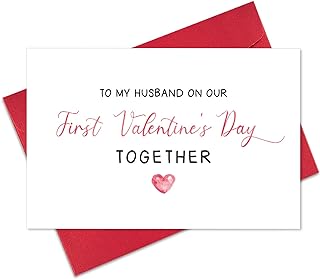 Première carte-cadeau de saint-valentin d'ojibe pour mari jolies cartes-cadeaux lui pour mon mari