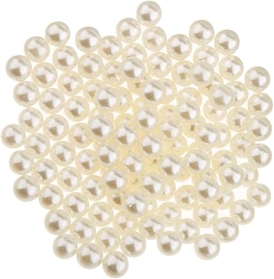 Perles de perles, 1000 pièces de perles rondes brillantes et polies en vrac