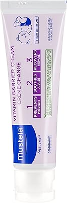 Crème vitaminée barrière mustela 123, paquet de 2, violet