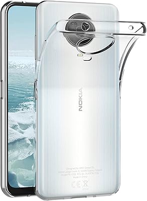 Coque arrière transparente absorbant les chocs en gel tpu flexible et caoutchouté