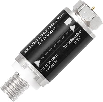 Ping fu 75 ohm isolateur de bruit de boucle de terre 5-1000 mhz