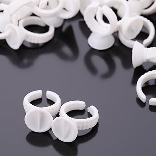 100 pièces par paquet de supports adhésifs pour cils, anneaux de colle