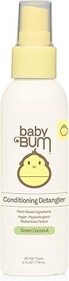 Sunbum baby après-shampooing démêlant traitement après-shampoing sans rinçage à l'huile de noix