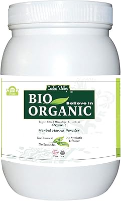 Poudre de henné à base de plantes halal 100 % naturelle de la vallée