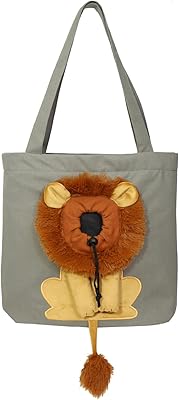 Sac à bandoulière en toile pour animaux de compagnie sac forme