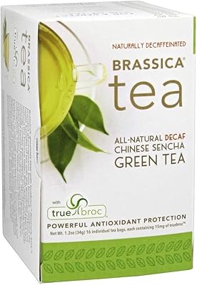 Thé vert brassica decaf sencha au trubrook, 16 sachets de thé