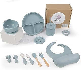 Ensemble d'alimentation pour bébé (bleu)