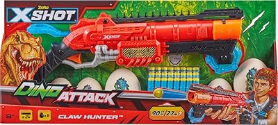 X-shot - dino attack eliminator (2 œufs moyens, 4 petits œufs, 24 flèches)